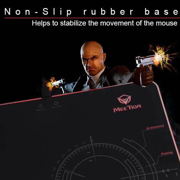 Meetion MT-P010 RGB Gaming Mouse Pad - Meetion Australia