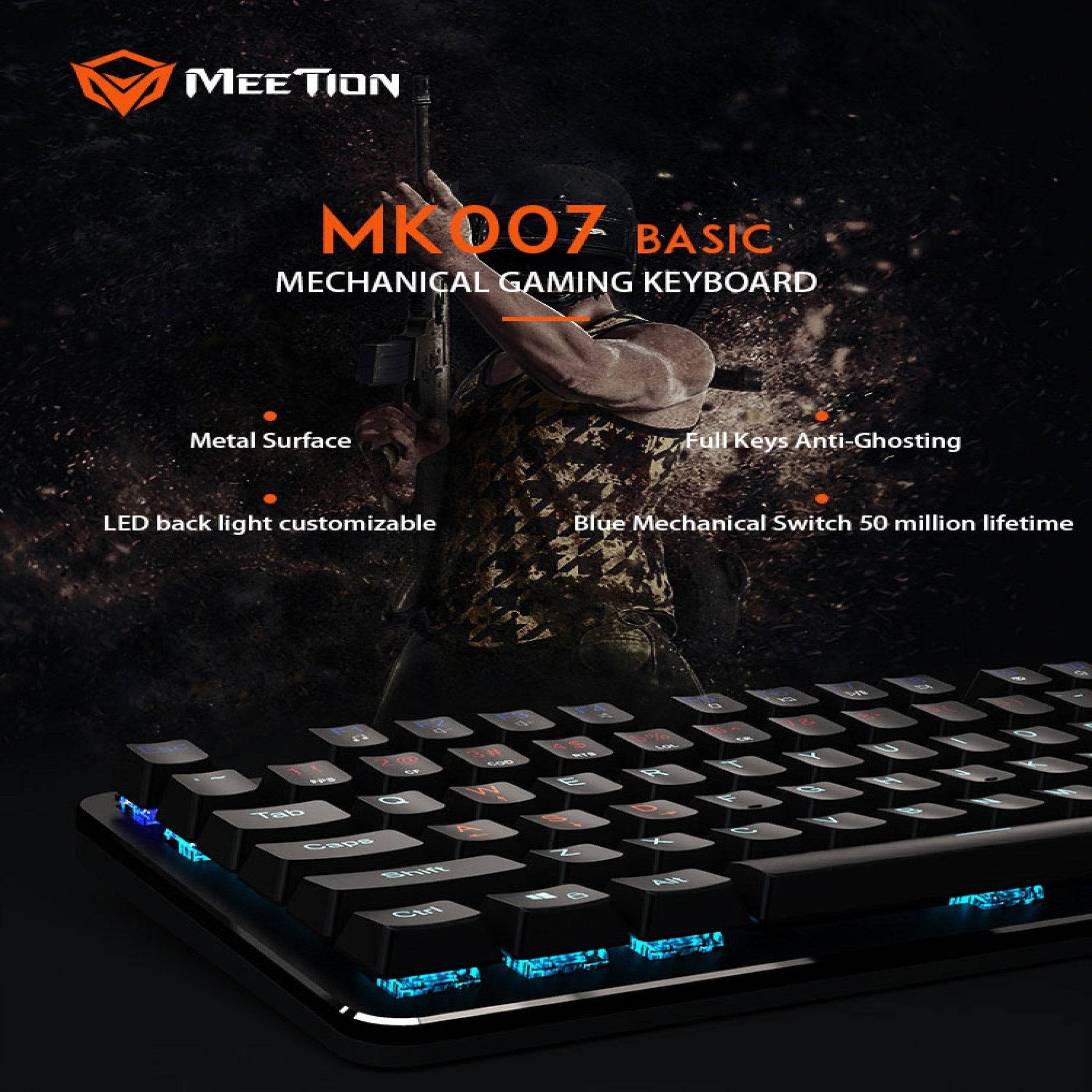 Meetion MK007 Mechanical Gaming Keyboard - Meetion Australia
